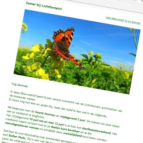 Nieuwsbrief Nieuwsbrief
